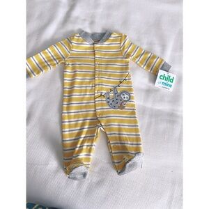 Striped bodysuit child of mine size New born
